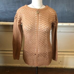 Tan knit sweater